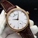 Swiss Jaeger-LeCoultre Rose Gold Diamond Bezel Replica Watch